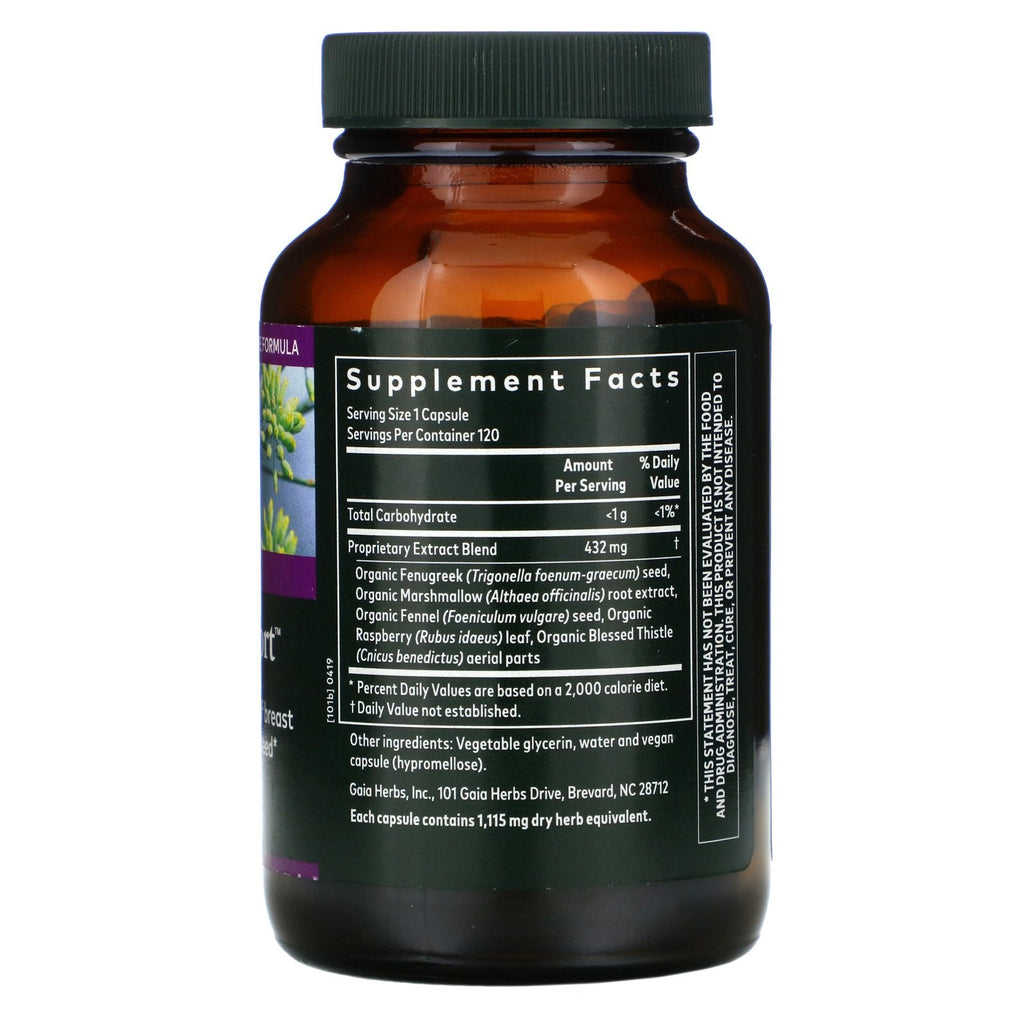 Gaia Herbs, Lactation Support, 120 Vegan Liquid Phyto-Caps