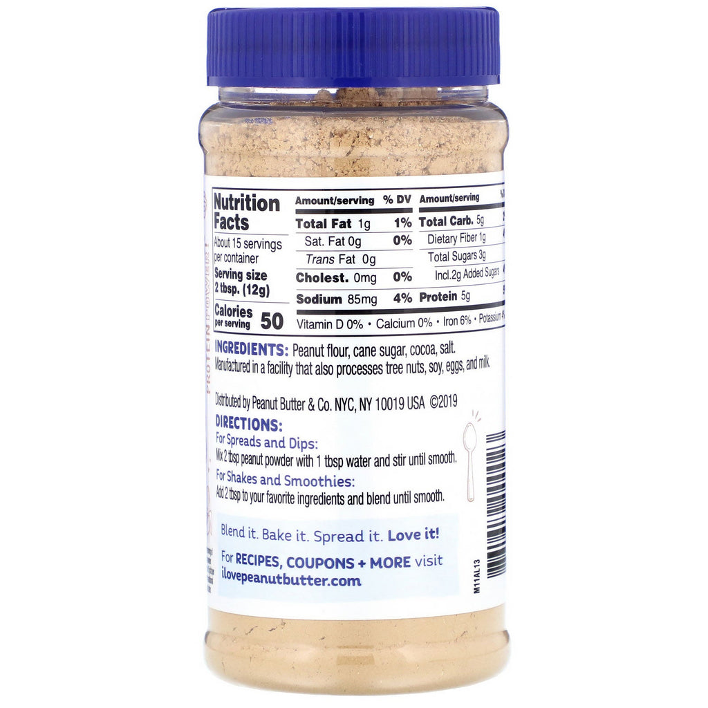 Peanut Butter &amp; Co., Peanut Pulver, 6,5 oz (184 g)
