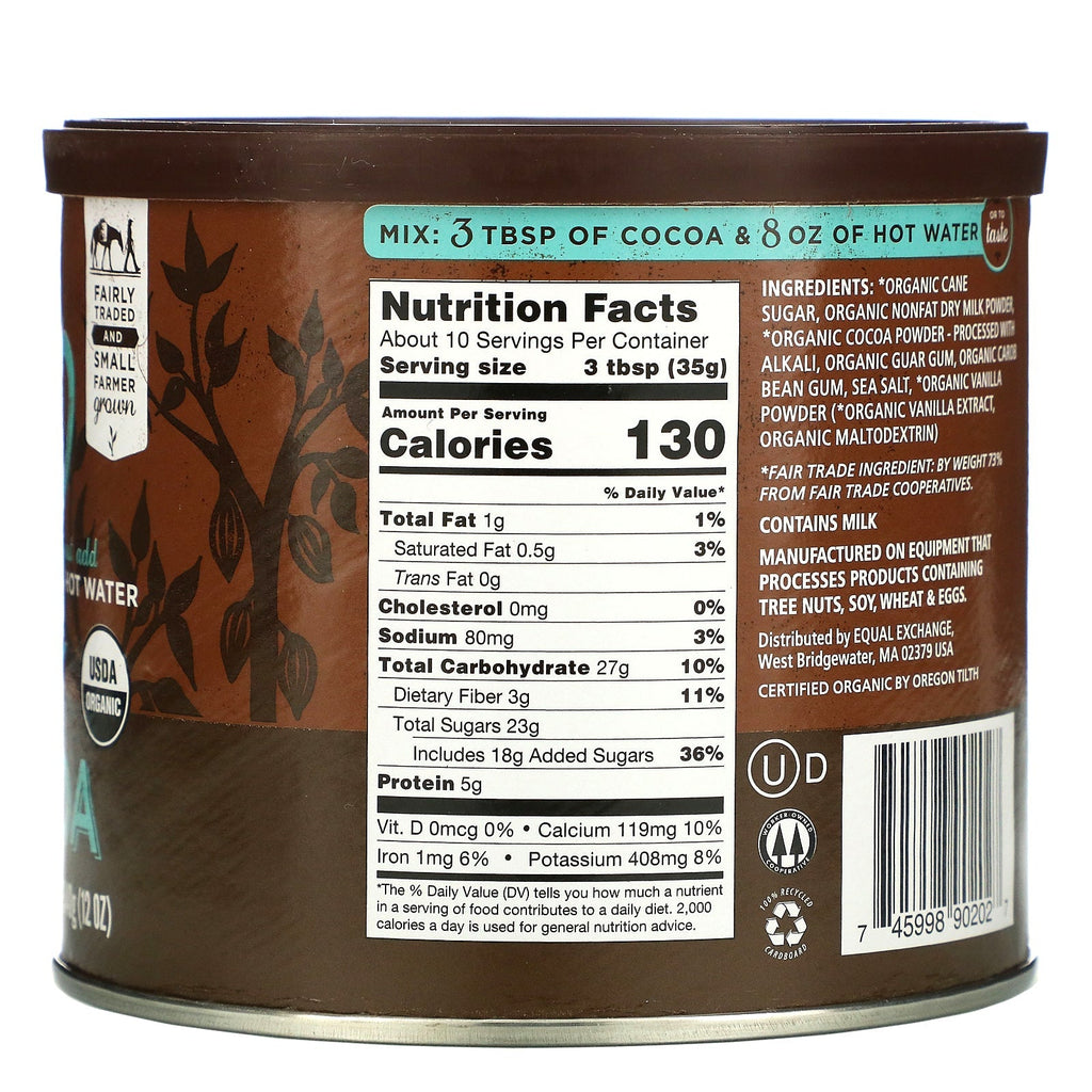 Equal Exchange,  Hot Cocoa, 12 oz (340 g)