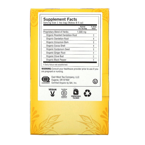 Yogi Tea, Detox, Roasted Dandelion Spice, Caffeine Free, 16 Tea Bags, 0.85 oz (24 g)