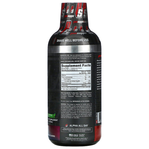 ProSupps, L-Carnitina 3000, Blue Razz, 16 fl oz (473 ml)