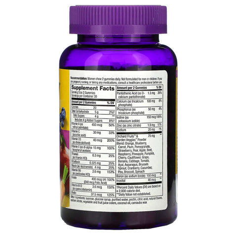 Nature's Way, Alive! Women's Gummy Complete Multivitamin, Mixed Berry Flavor, 60 Gummies