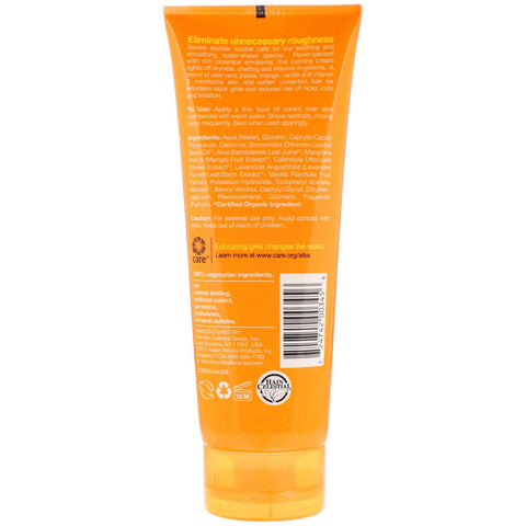 Alba Botanica, Very Emollient Cream Shave, Mango Vanilla, 8 oz (227 g)