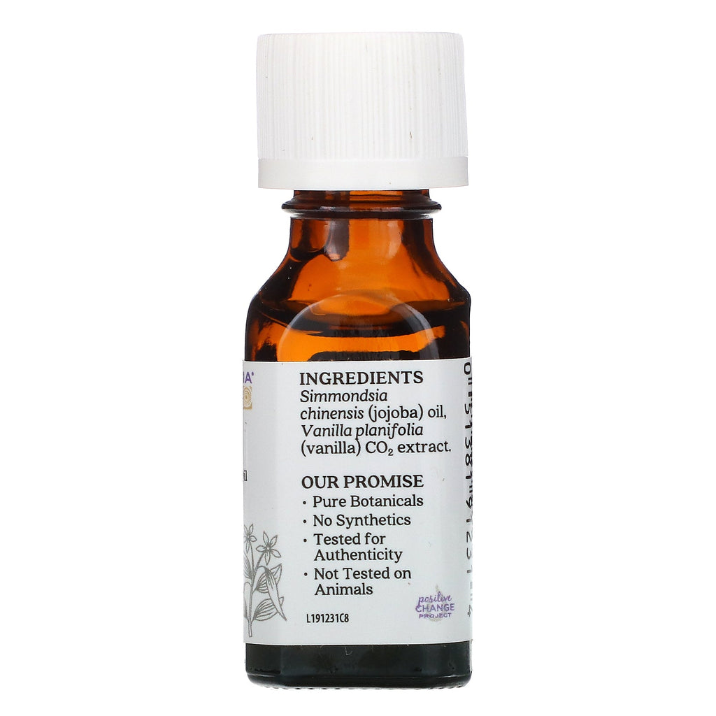 Aura Cacia, Pure Essential Oil, Vanilla, .5 fl oz (15 ml)