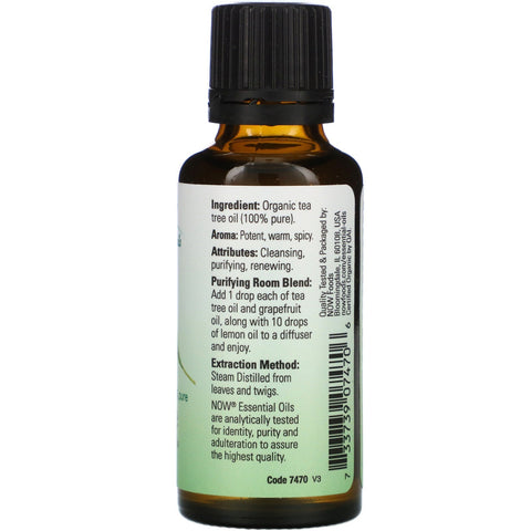 Now Foods,  Essential Oils, Tea Tree, 1 fl oz (30 ml)