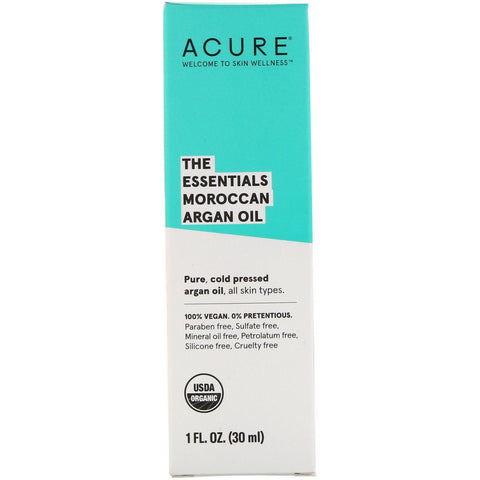 Acure, The Essentials Moroccan Argan Oil, 1 fl oz (30 ml)