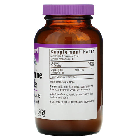 Bluebonnet Nutrition, L-glutamina en polvo, 8 oz (228 g)