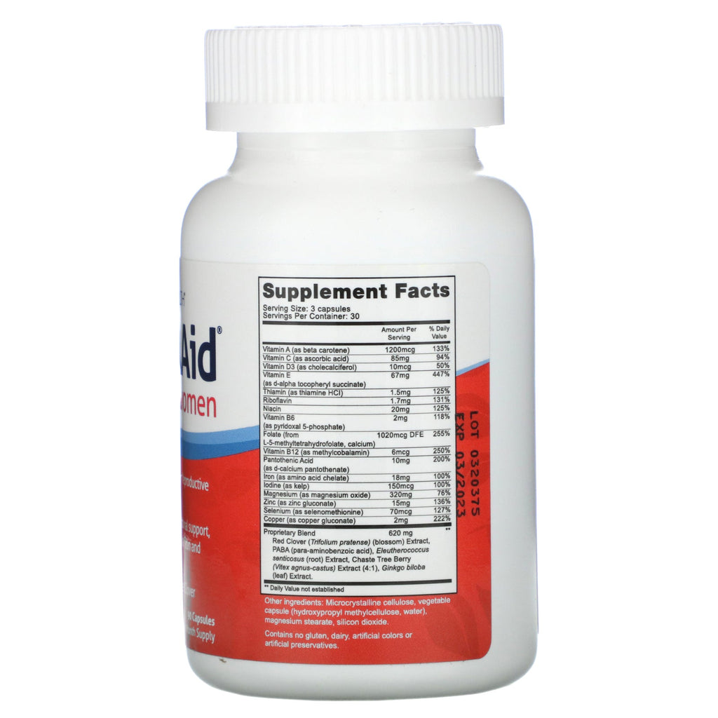 Fairhaven Health, FertilAid for Women, 90 Capsules