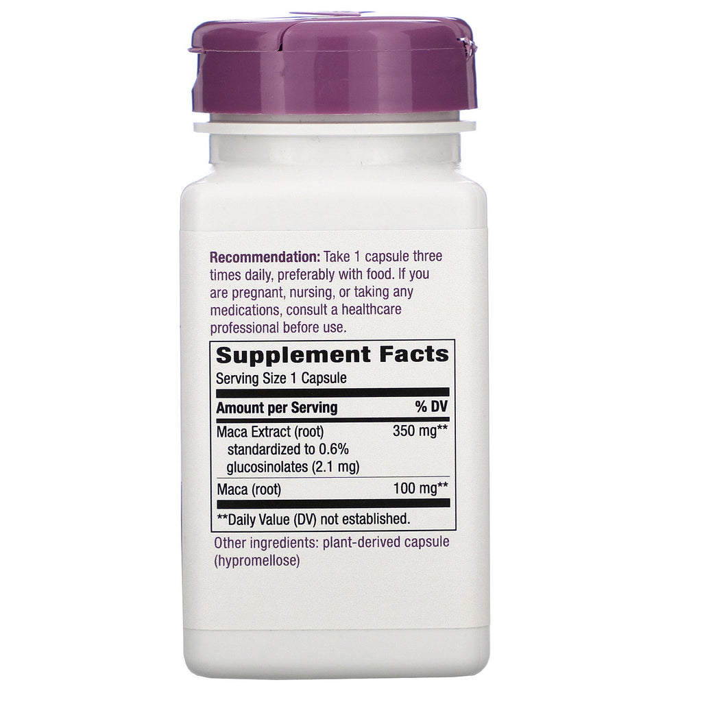 Nature's Way, Premium-ekstrakt, Maca, 350 mg, 60 veganske kapsler