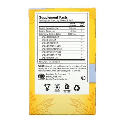 Yogi Tea, Breathe Deep, Caffeine Free, 16 Tea Bags, 1.12 oz (32 g)