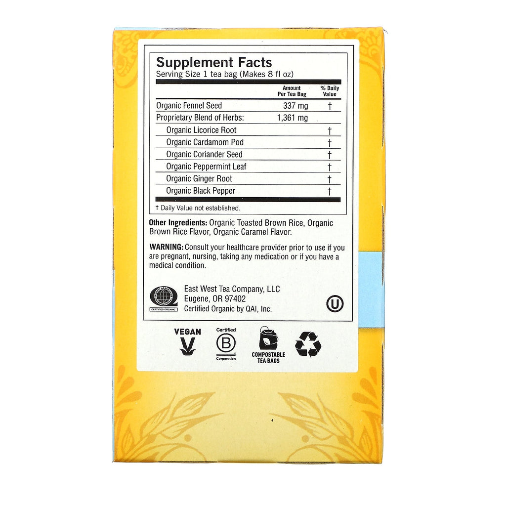 Yogi-te, mavefrihed, 16 teposer, 1,02 oz (29 g)