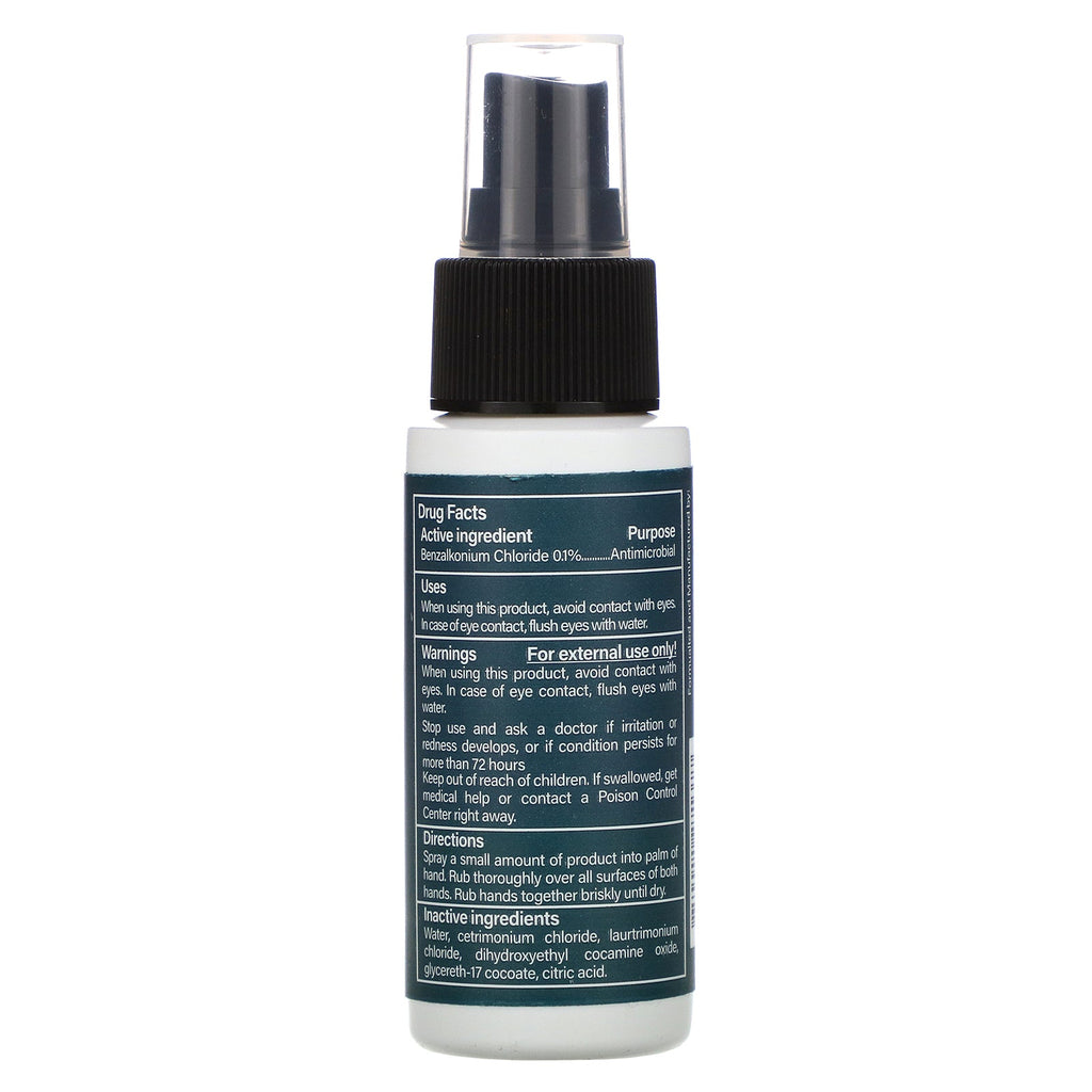 Bayes, hånddesinfektionsmiddel, alkoholfri, uparfumeret, 2 fl oz (59 ml)