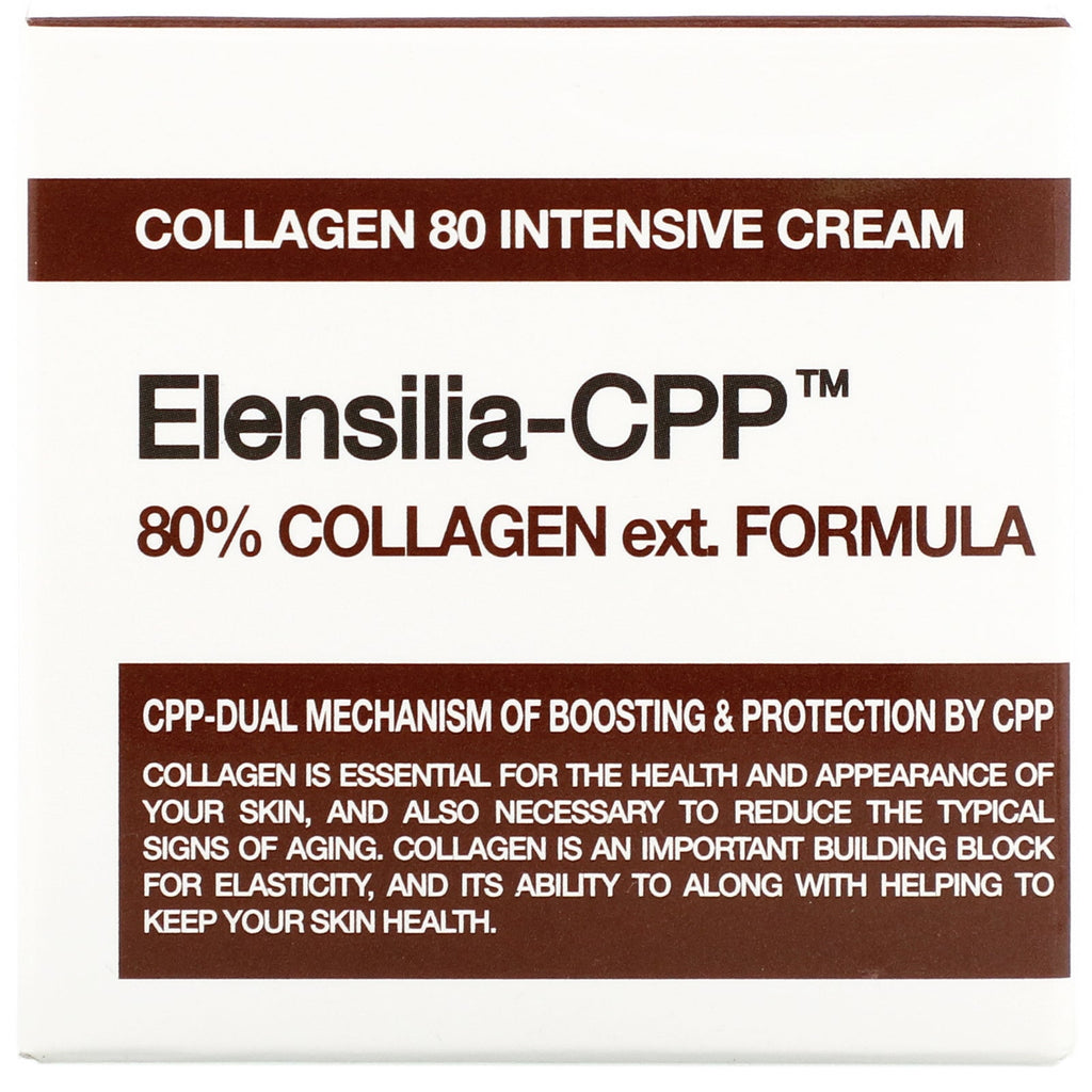 Elensilia, Elensilia-CPP, Collagen 80 Intensive Cream, 50 g