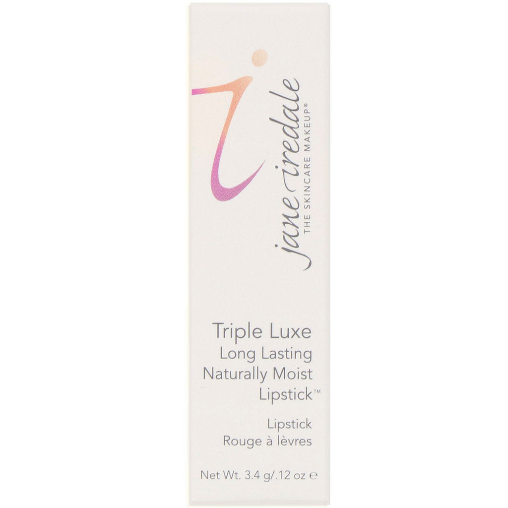 Jane Iredale, Triple Luxe, Long Lasting Naturally Moist Lipstick, Natalie, .12 oz (3.4 g)