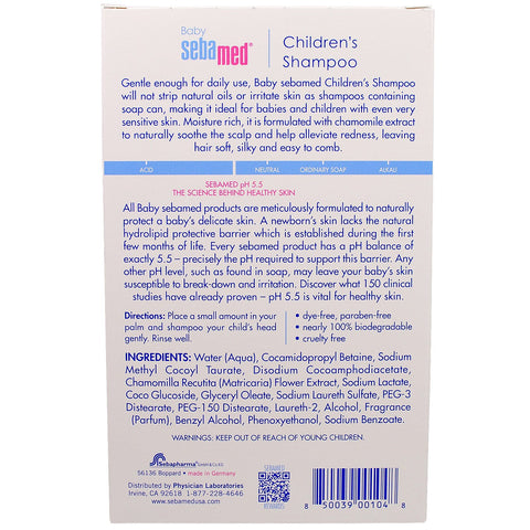 Sebamed USA, Children's Shampoo, 8.5 fl oz (250 ml)