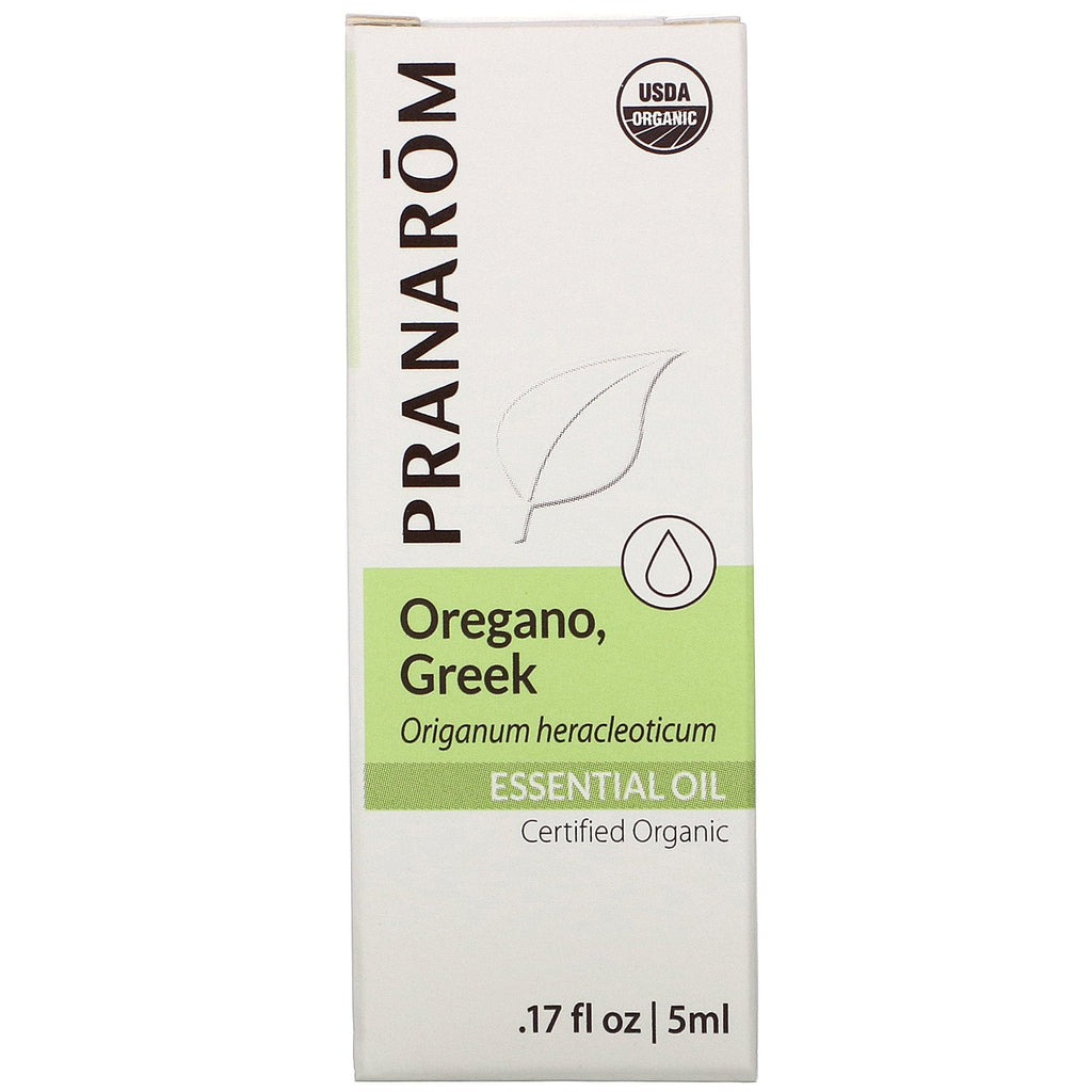 Pranarom, Essential Oil, Oregano, Greek, .17 fl oz (5 ml)