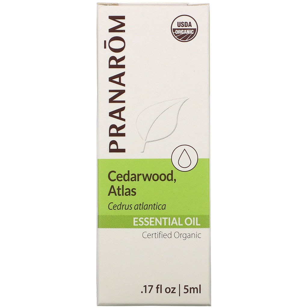 Pranarom, Essential Oil, Cedarwood, Atlas, .17 fl oz (5 ml)