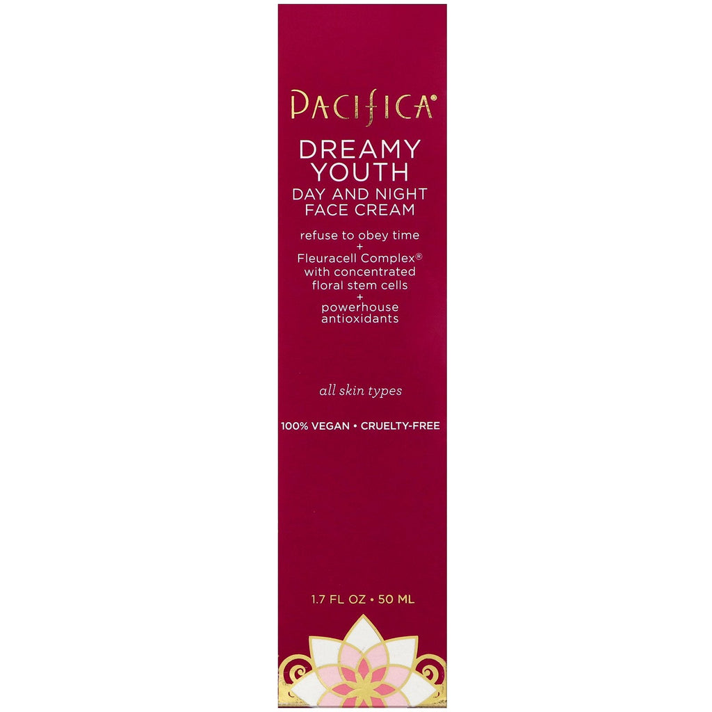 Pacifica, Dreamy Youth, Day and Night Face Cream, All Skin Types, 1.7 fl oz (50 ml)