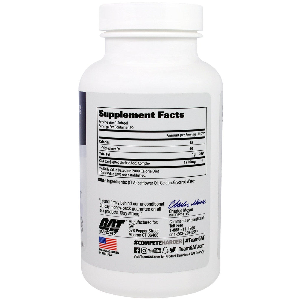 GAT, CLA 1250, 90 Softgels