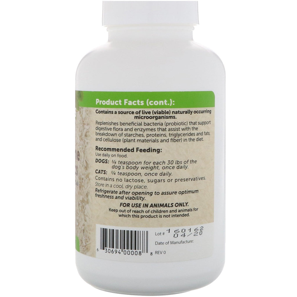 Animal Essentials, Plant Enzyme & Probiotics, For Dogs + Cats, 10.6 oz (300 g)