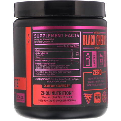 Zhou Nutrition, Beet Complete, Black Cherry, 9.24 oz (262.26 g)