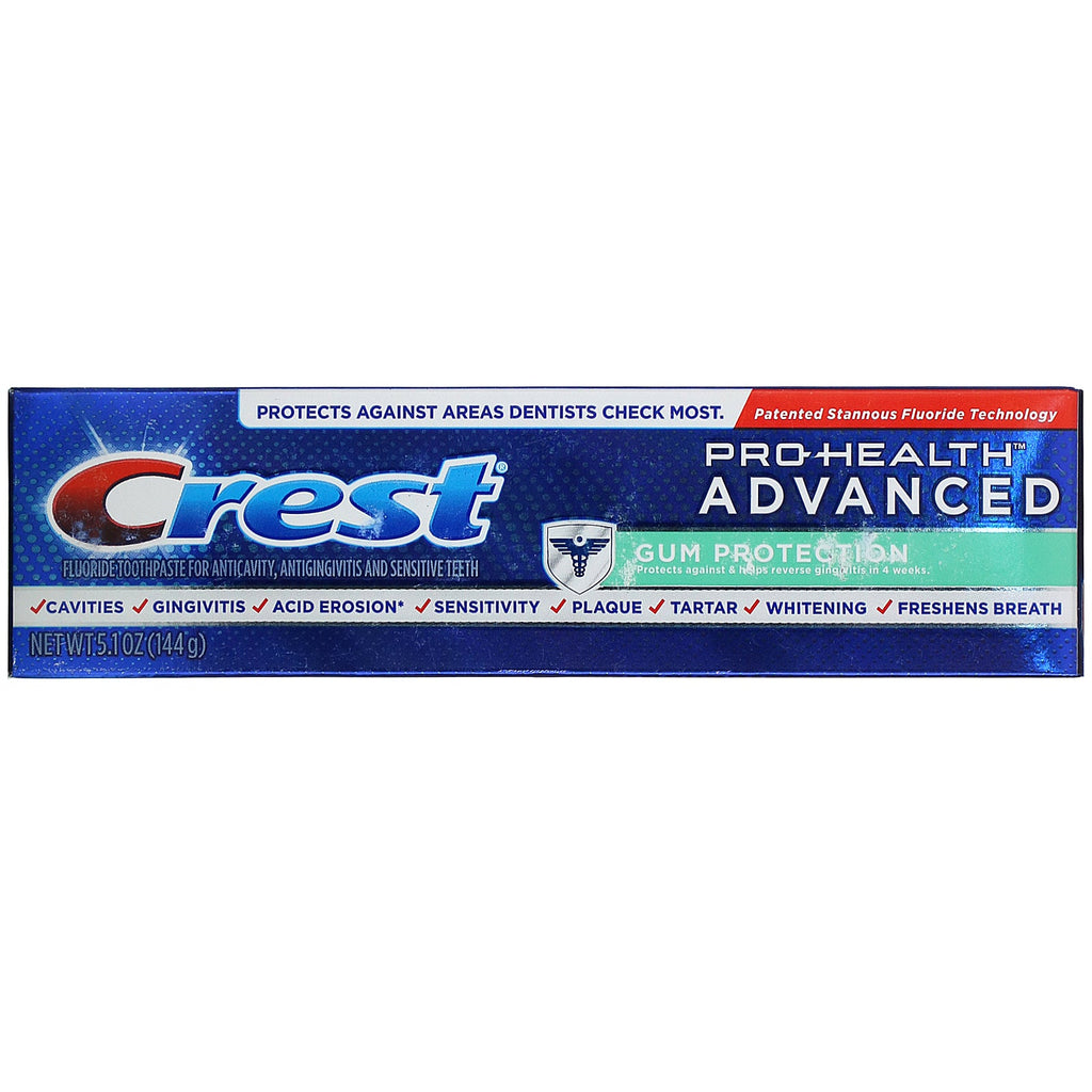 Crest, Pro Health,  Advanced Fluoride Toothpaste, Gum Protection, 5.1 oz (144 g)