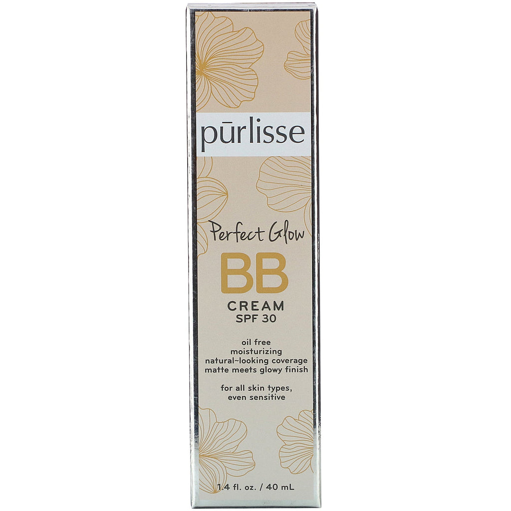 Purlisse, Perfect Glow, BB Cream, SPF 30, Medium Tan, 1.4 fl oz (40 ml)