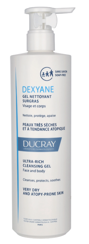 Ducray Dexyane Ultra-Rich Cleansing Gel 400 ml