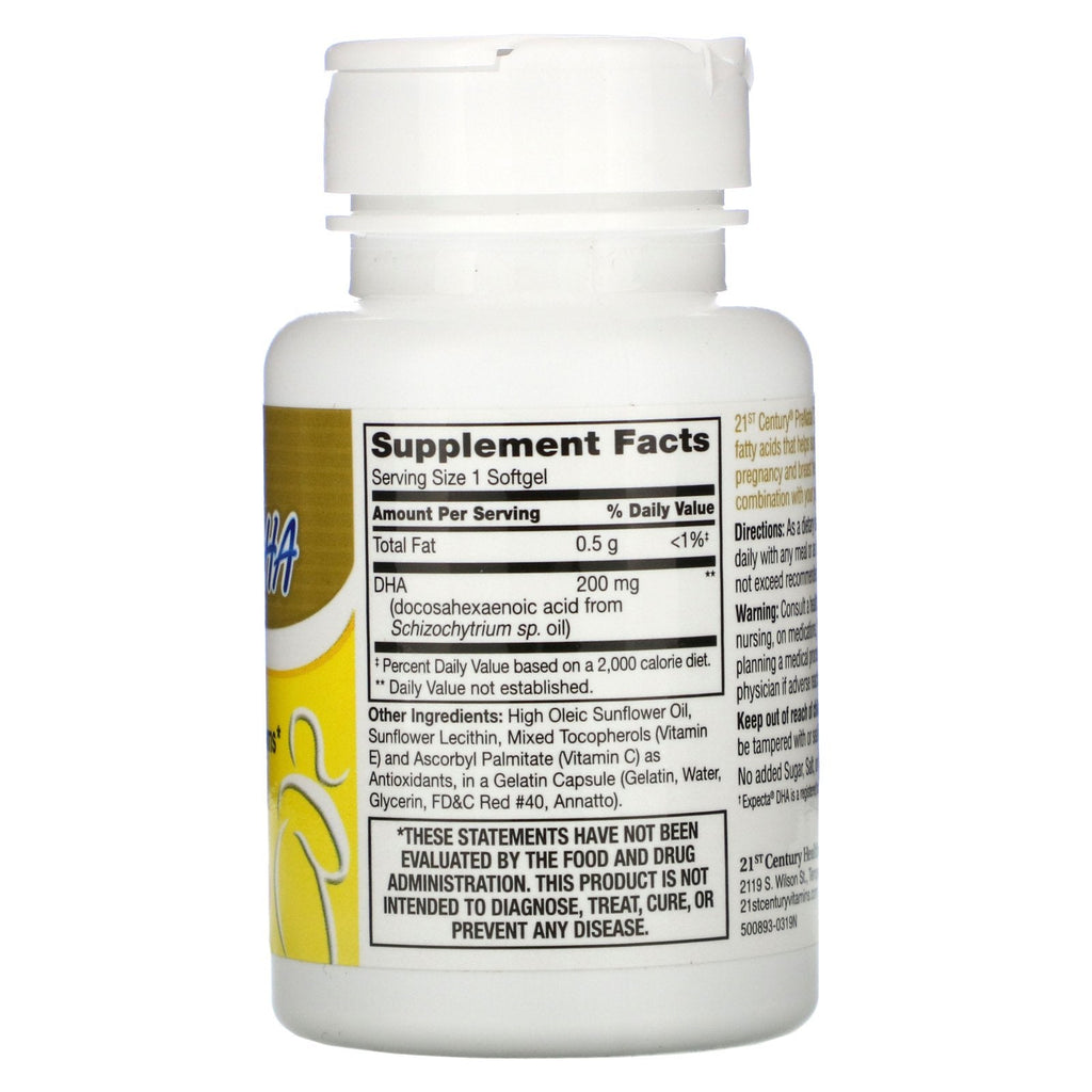 21st Century, PreNatal DHA, 30 Softgels