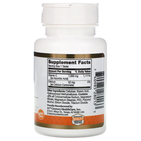 21st Century, Vitamin C, 1,000 mg, 60 Tablets