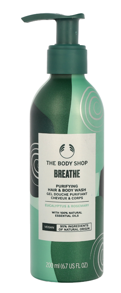 The Body Shop Breathe Purifying Hair &amp; Body Wash 200 ml
