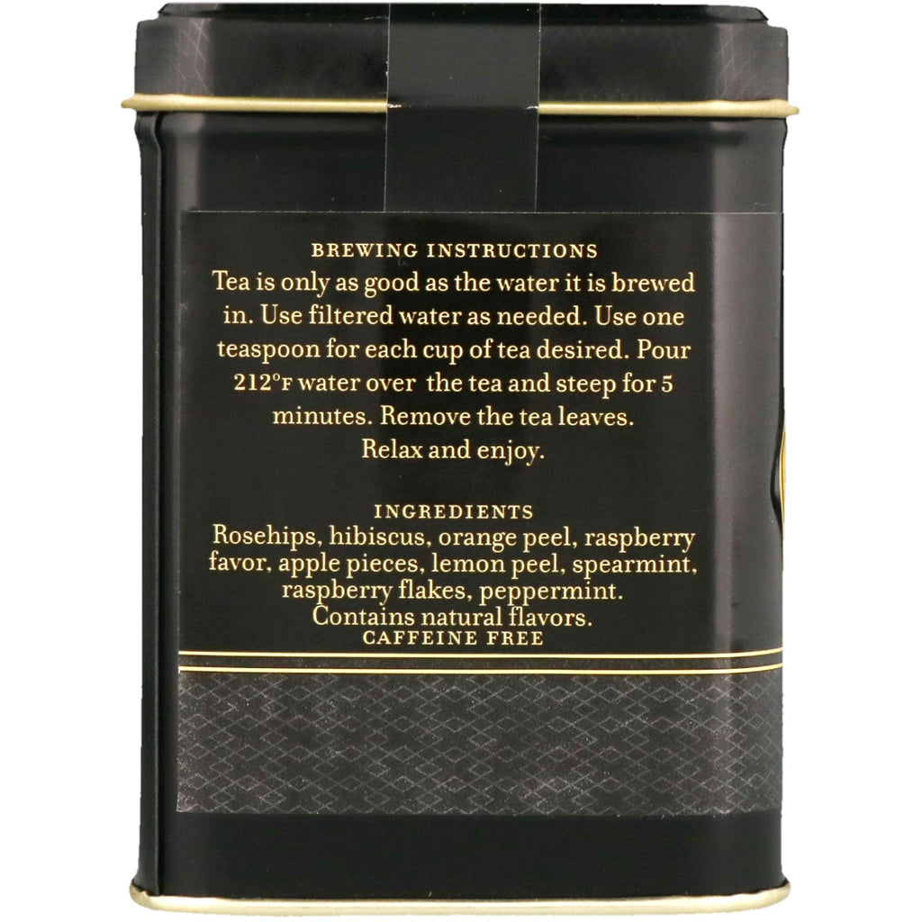 Harney &amp; Sons, hindbærurtete, koffeinfri, 4 oz