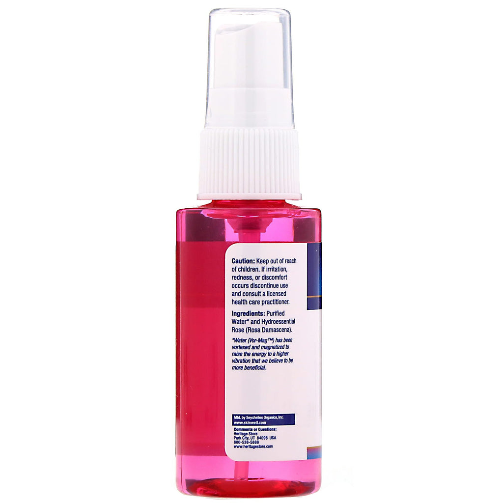 Heritage Store, Rosewater, Atomizer Mist Sprayer, Rosenblade, 2 fl oz (59 ml)