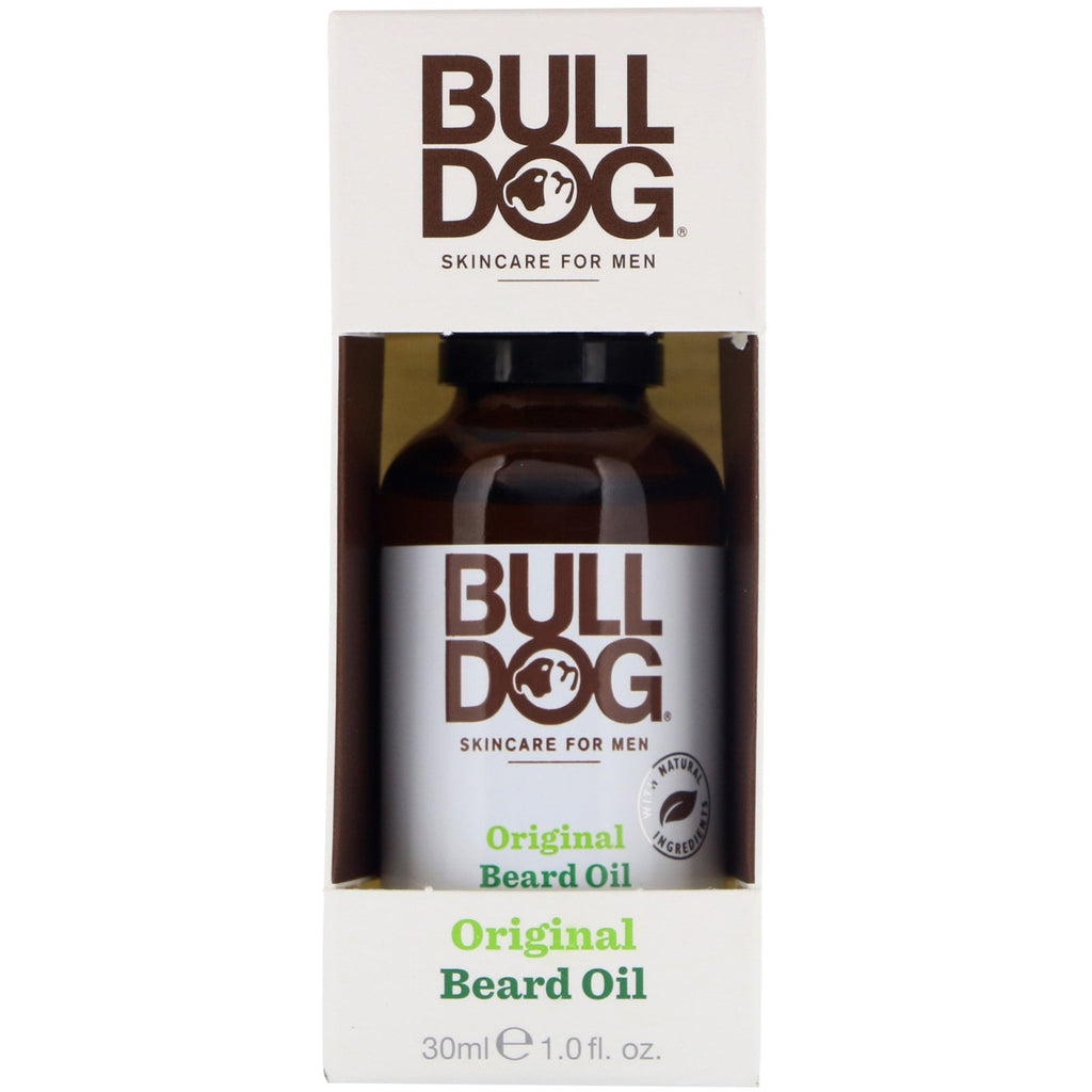 Bulldog Skincare For Men, Original Beard Oil, 1 fl oz (30 ml)