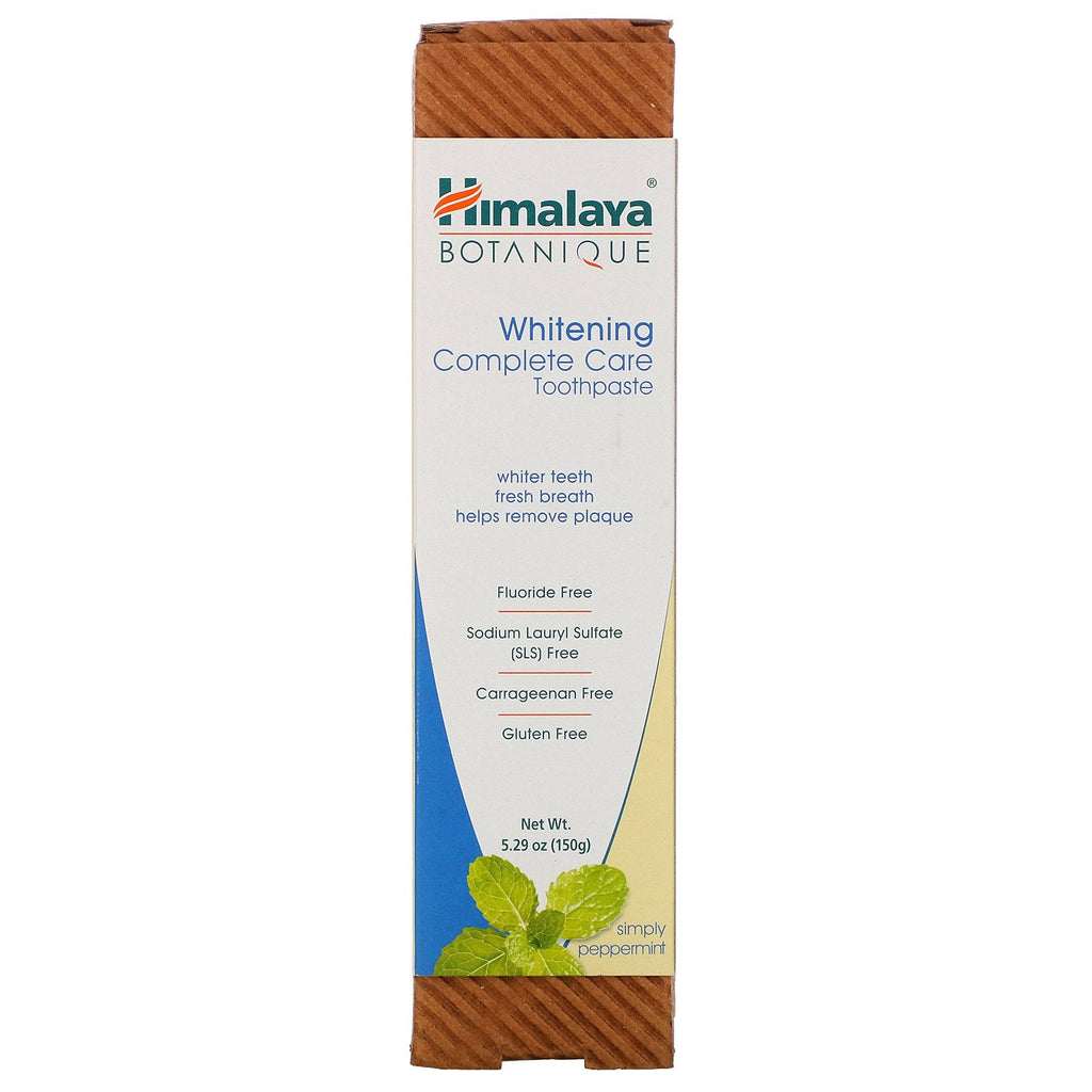 Himalaya, Botanique, Whitening Complete Care Toothpaste, Simply Peppermint, 5.29 oz (150 g)