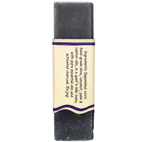 Indigo Wild, Zum Bar, Goat's Milk Soap, Charcoal, 3 oz
