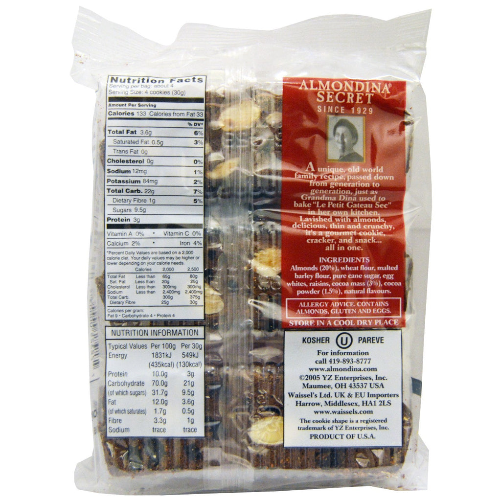 Almondina, chokosnød, mandel og chokoladekiks, 4 oz (113 g)