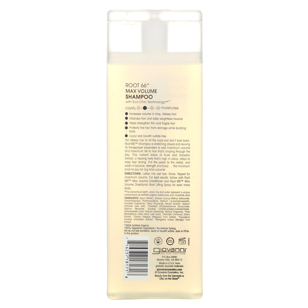 Giovanni, Root 66, Max Volume Shampoo, 8,5 fl oz (250 ml)