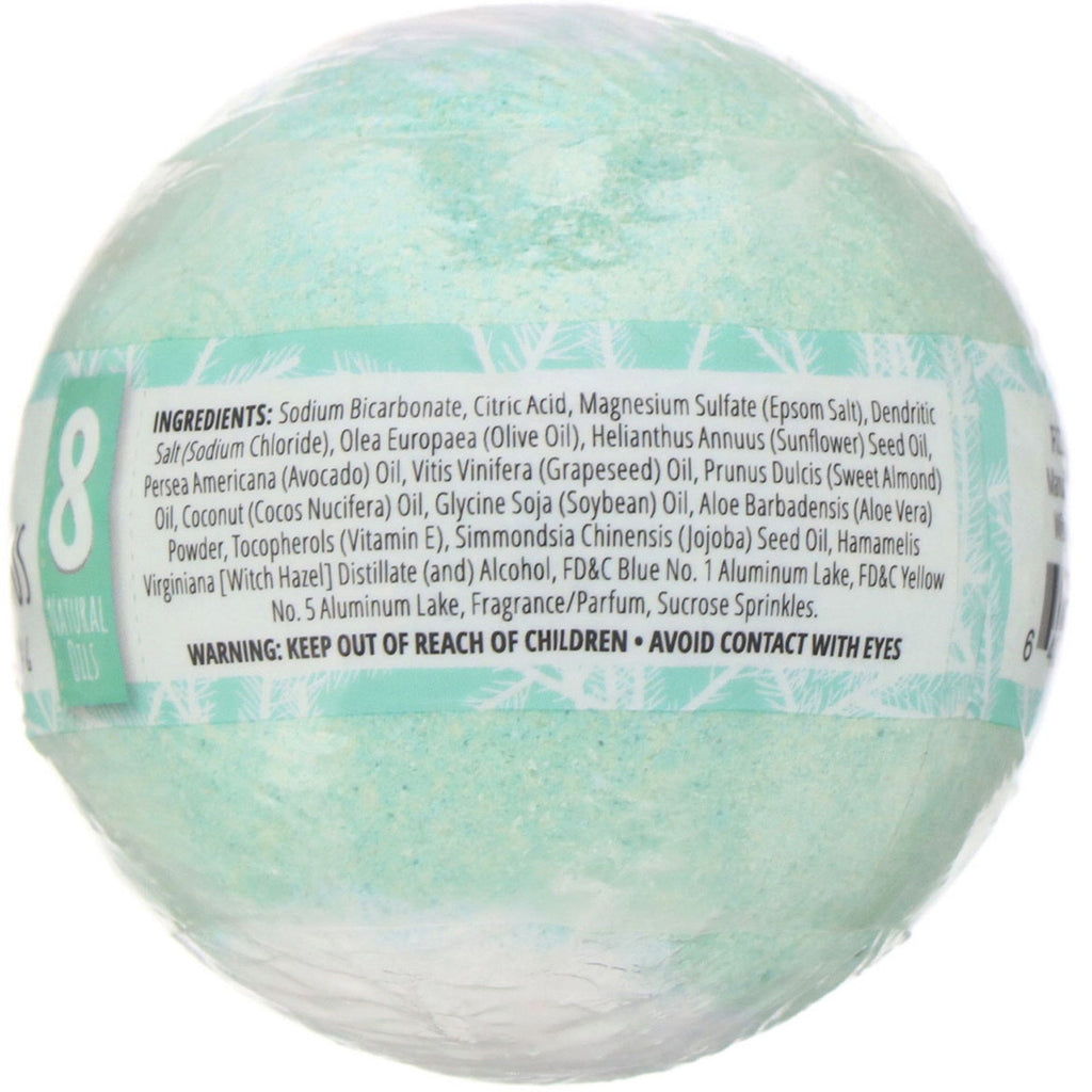 Fizz &amp; Bubble, Baño artesanal con gas, eucalipto de menta verde, 6,5 oz (184 g)