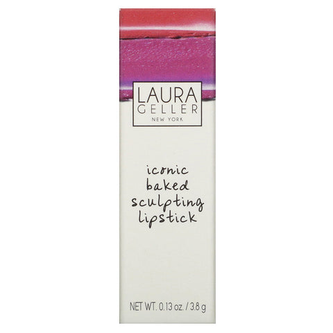 Laura Geller, Iconic Baked Sculpting Lipstick, East Side Rouge, 0.13 oz (3.8 g)