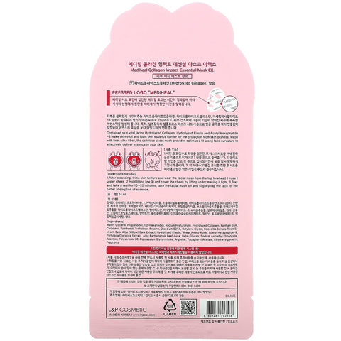 Mediheal, Line Friends, Collagen Impact Essential Beauty Mask EX, 1 Sheet, 24 ml