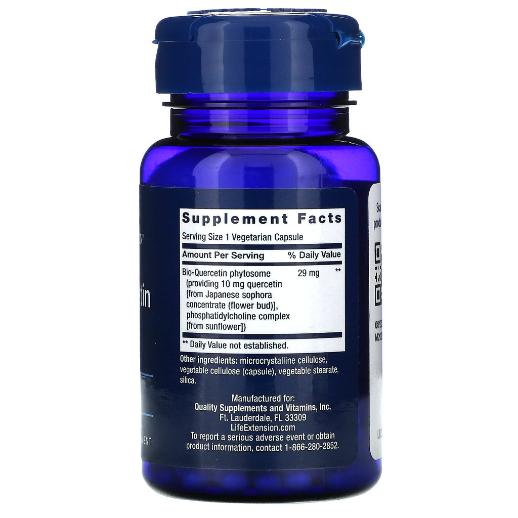 Life Extension, Bio-Quercetin, 30 vegetariske kapsler