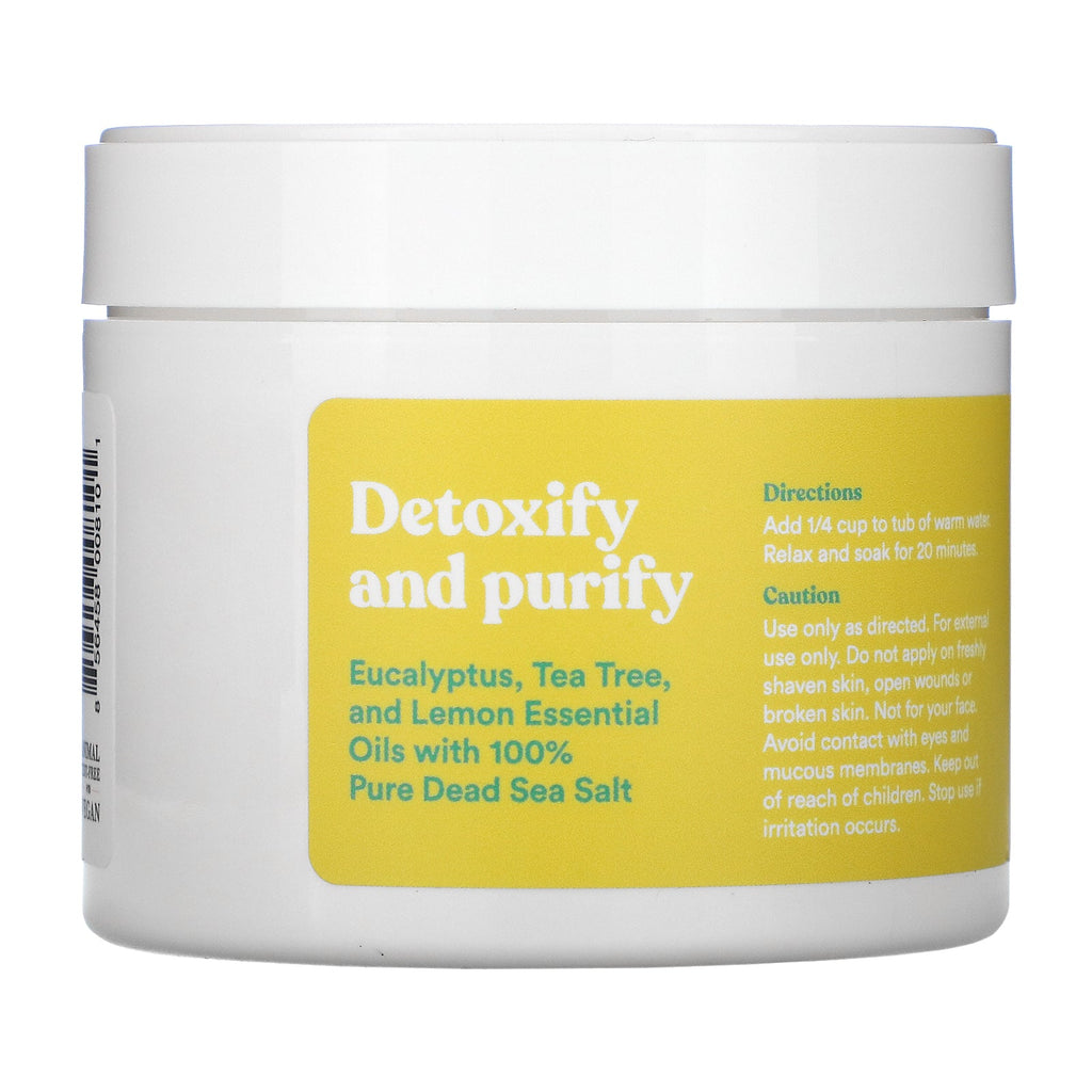 Asutra, Soak The Day Away, Dødehavsbadesalt, Detox og Slim Down, 16 oz (453 g)