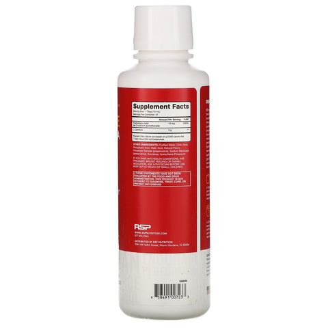 RSP Nutrition, L-Carnitina, Control de peso, Melocotón y Mango, 3000 mg, 16 fl oz (473 ml)