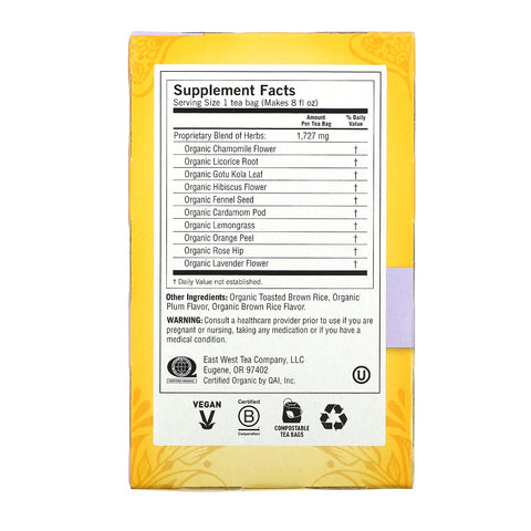 Yogi Tea, Calming, Caffeine Free, 16 Tea Bags, 1.02 oz (29 g)