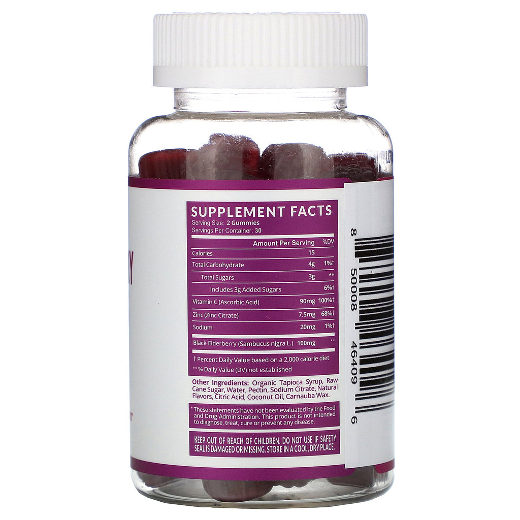 Havasu Nutrition, Gomitas premium de saúco, 60 gomitas