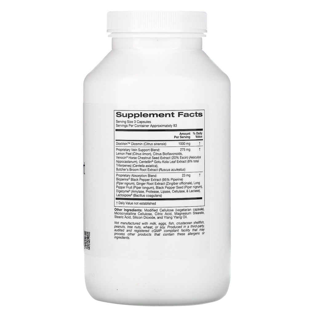 ZOI Research, Soporte para venas, 250 cápsulas vegetarianas