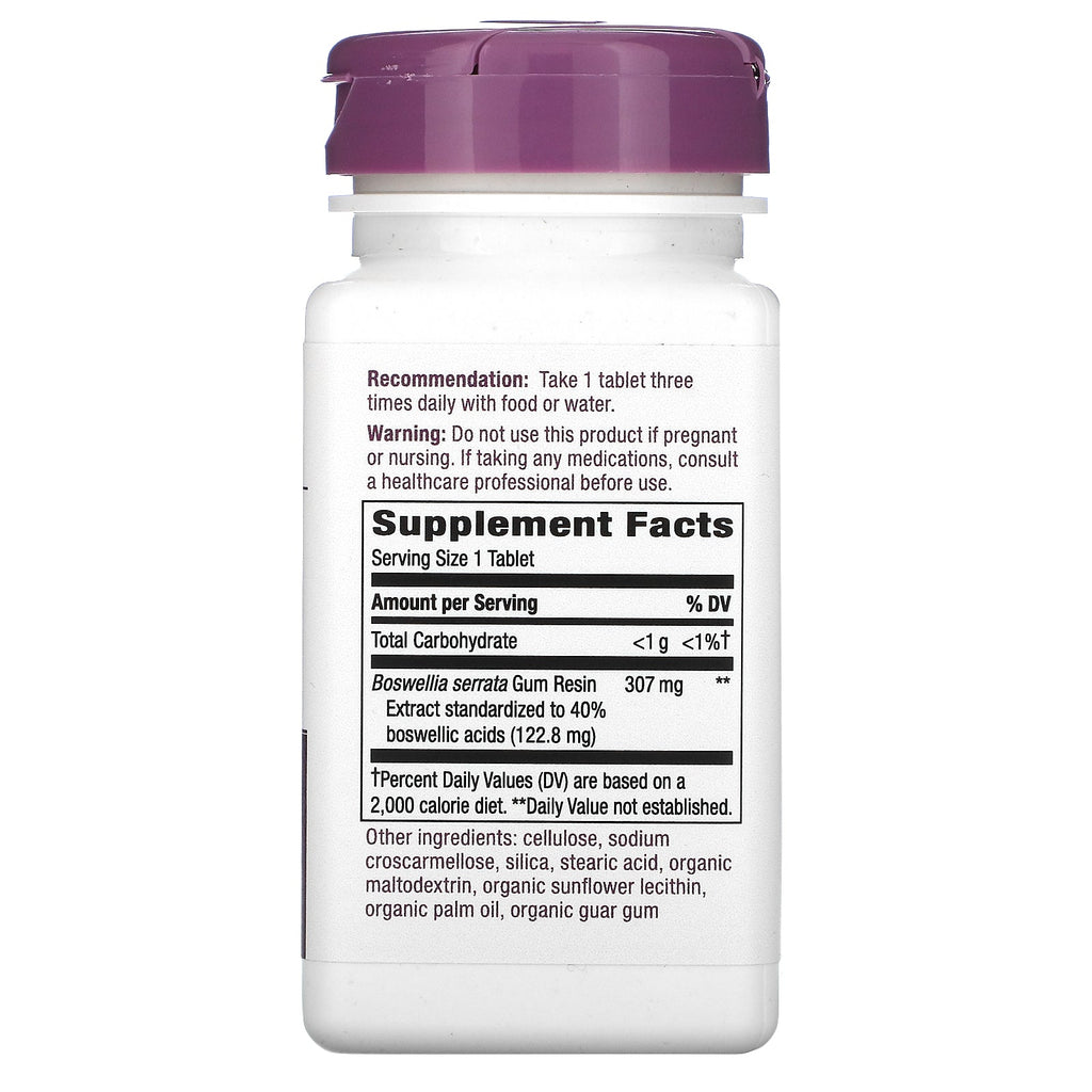 Nature's Way, Boswellia, 307 mg, 60 tabletter
