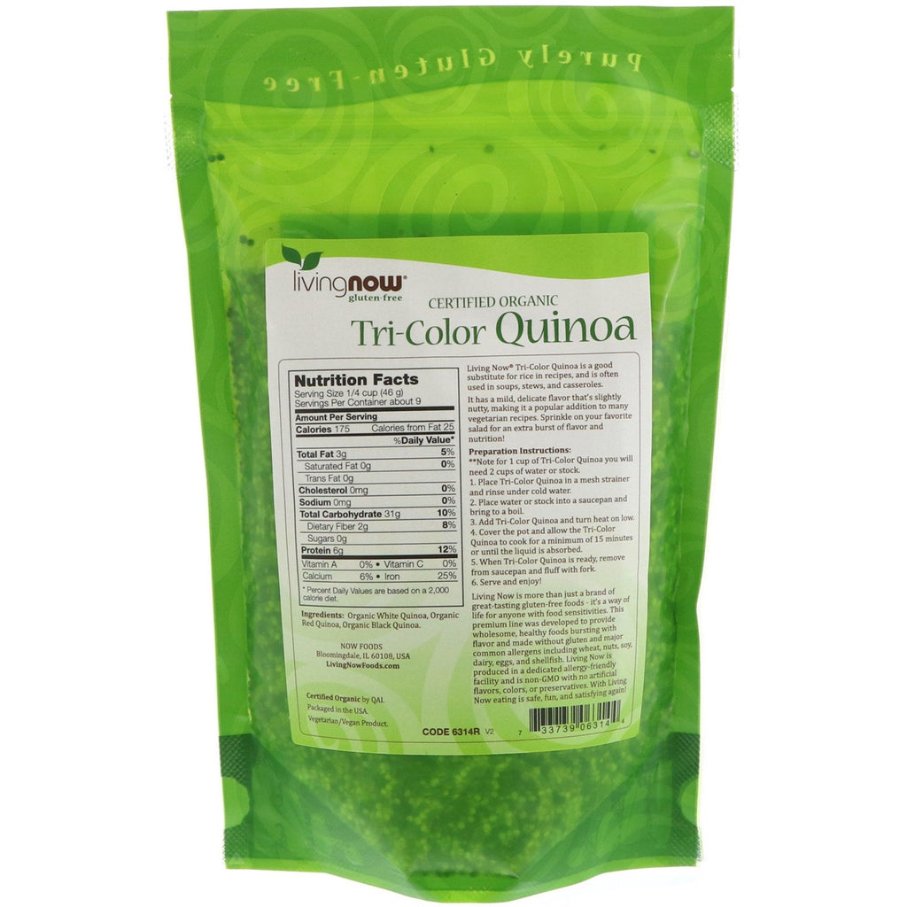 Now Foods, Tri-Color Quinoa, 14 oz (397 g)