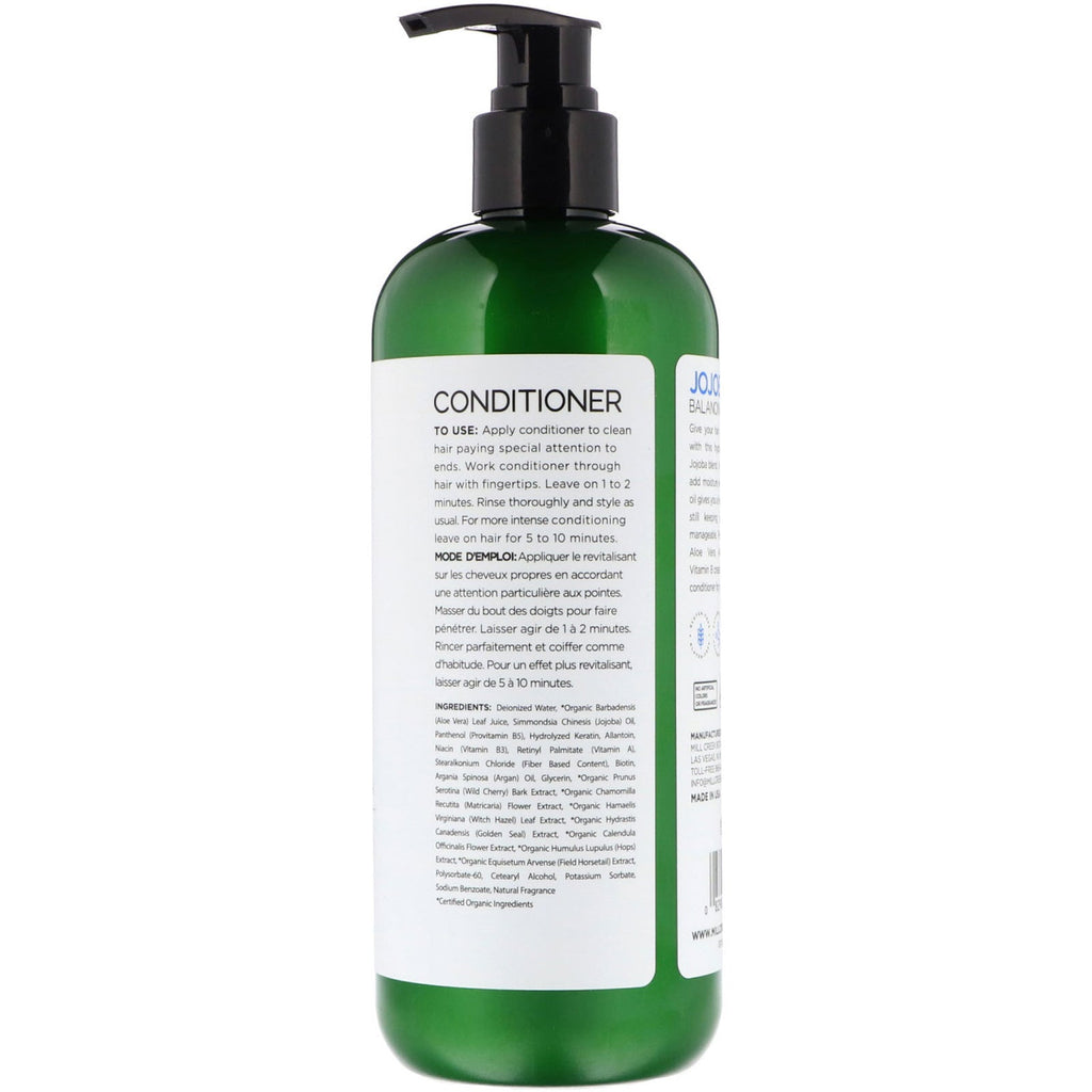 Mill Creek Botanicals, Acondicionador de jojoba, fórmula equilibrante, 14 fl oz (414 ml)